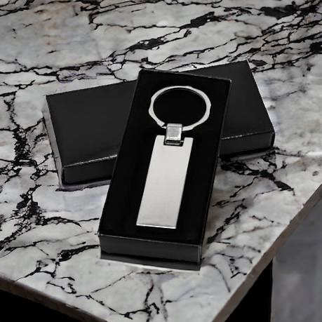 Брелок металлический Лампедуза, ключница, аксессуар для сумки или рюкзака, в подарочной упаковке, в серебристом цвете